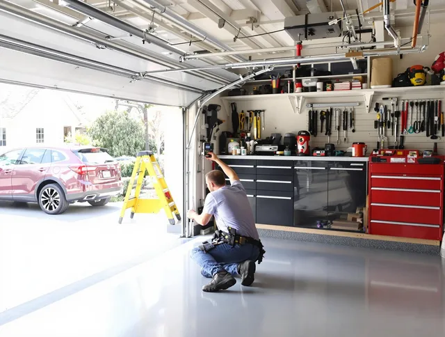 Local garage door repair service by Glendale Garage Door Repair in Glendale