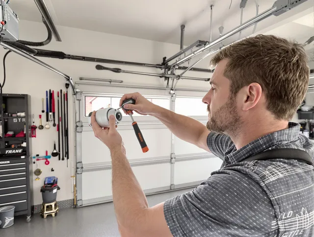 Garage door opener repair service by Glendale Garage Door Repair in Glendale