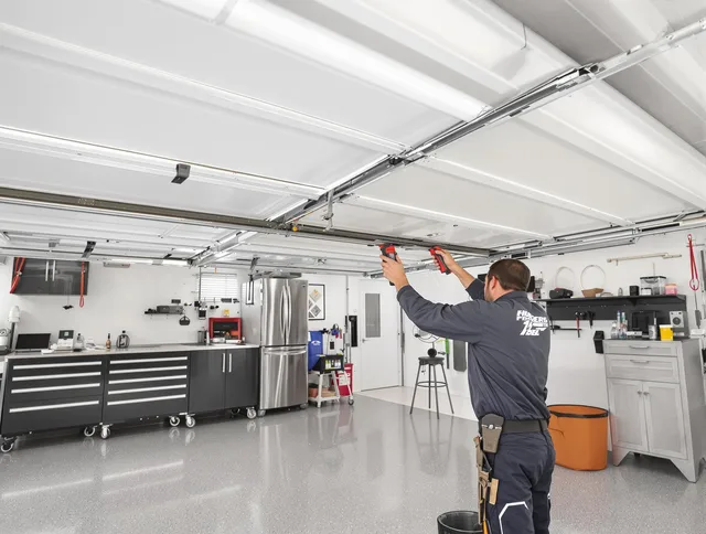 Overhead garage door repair service by Glendale Garage Door Repair in Glendale